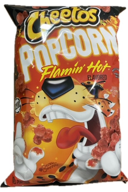 Cheetos popcorn Flamin hot